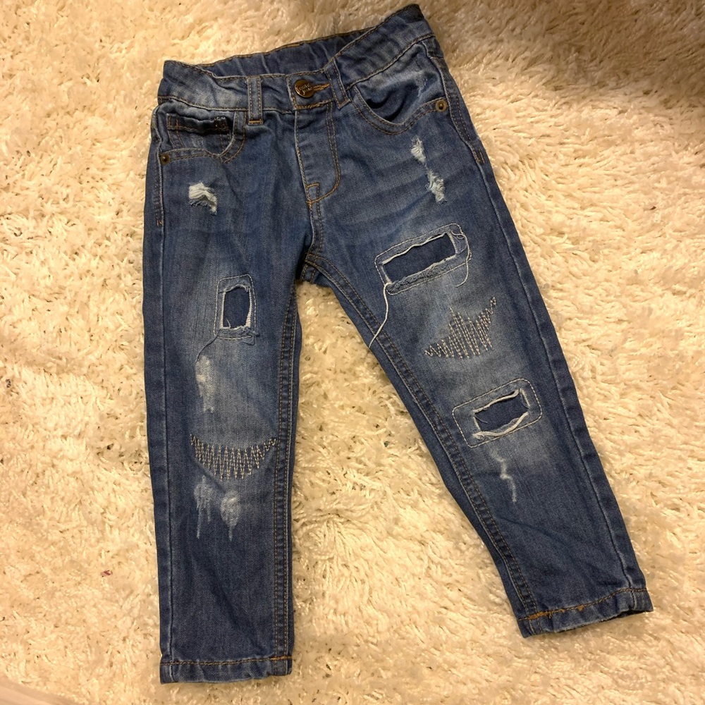 Patch and repair denim for boy 2-3yrs
